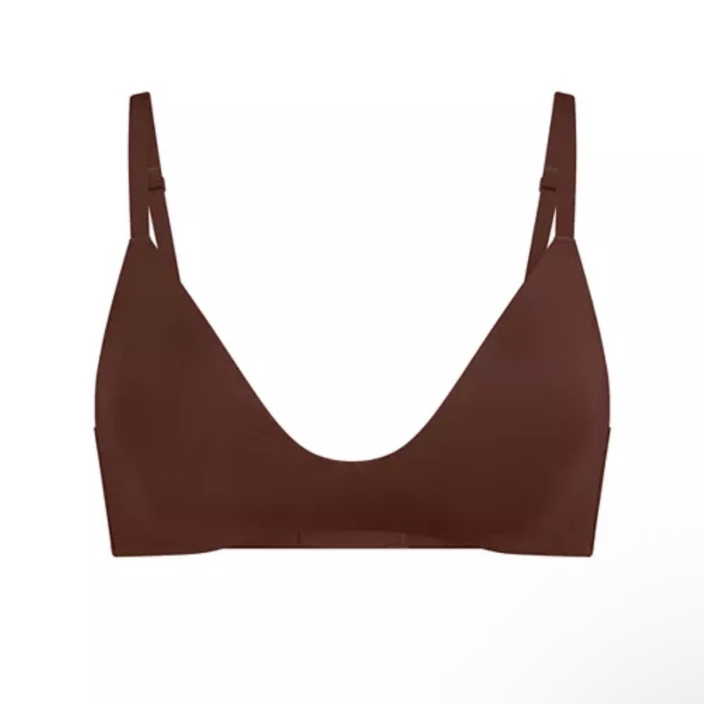 NWT Skims Wireless Form T-Shirt Bra in Cocoa - Size 36C - Picture 4 of 12